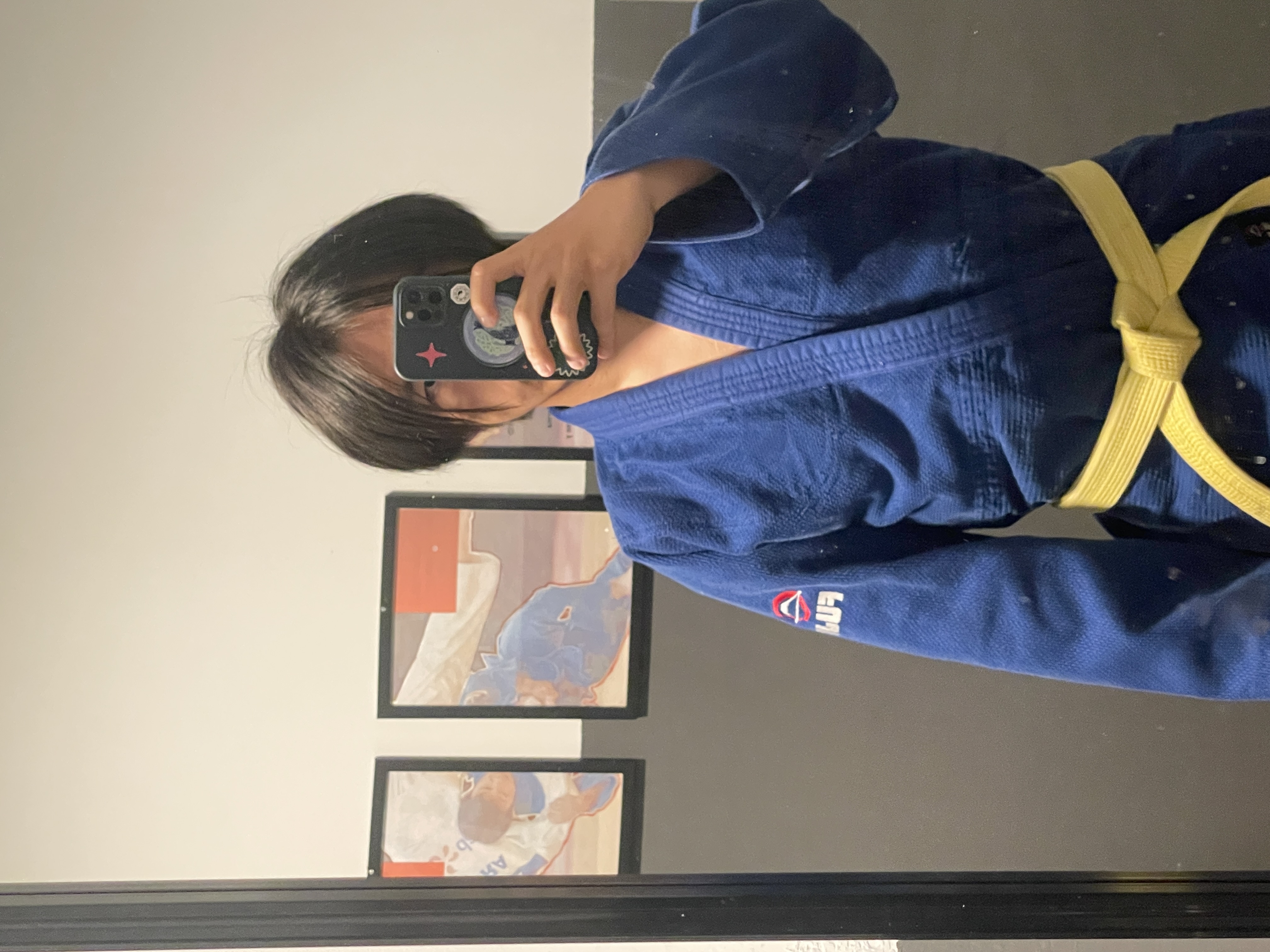 Xinye practicing judo